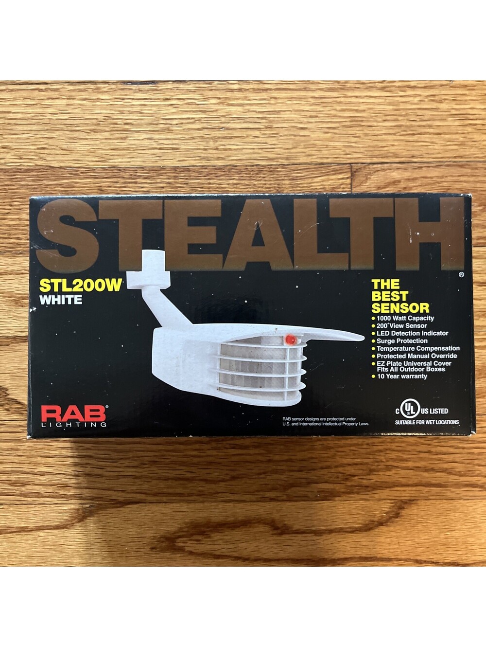 RAB Lighting Stealth STL200W Outdoor Motion Sensor 200 Degree White - New